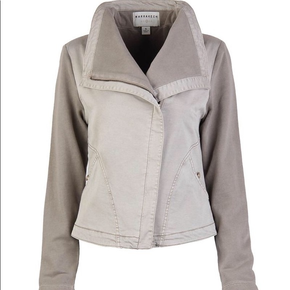 Grey Utility Jacket From Anthropologie